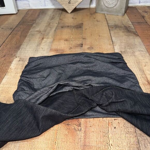 Lululemon Women’s Yin To You Skirted Crop Legging Charcoal/Heathered Black Sz 6 - Picture 9 of 10